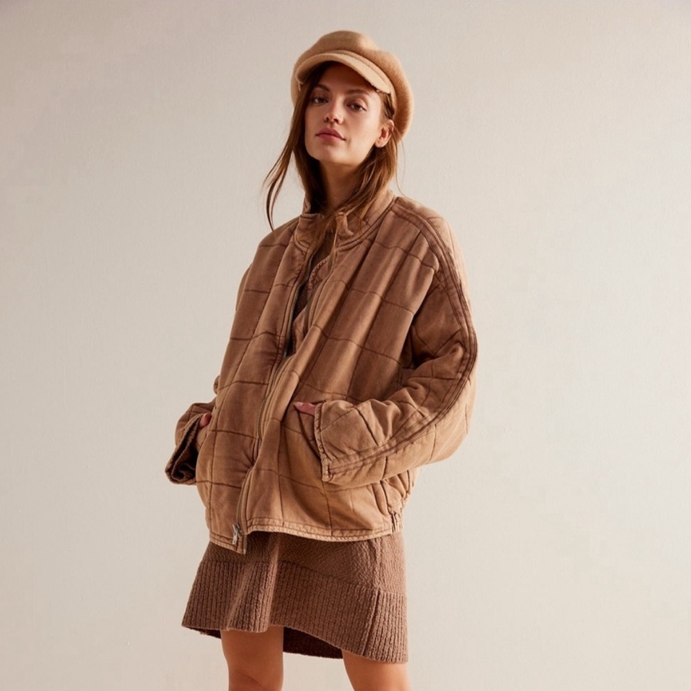 Free People Dolman Quilted Jacket